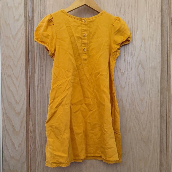 Peek Yellow Floral Embroidered Dress - Picture 3 of 3